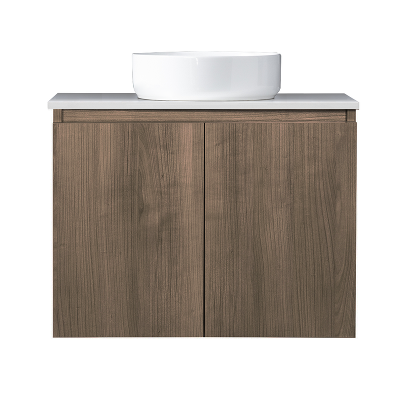 Mueble Vanitorio Sobre Cubierta Redondo Completo 80x46 cm Ermes Lenga-0