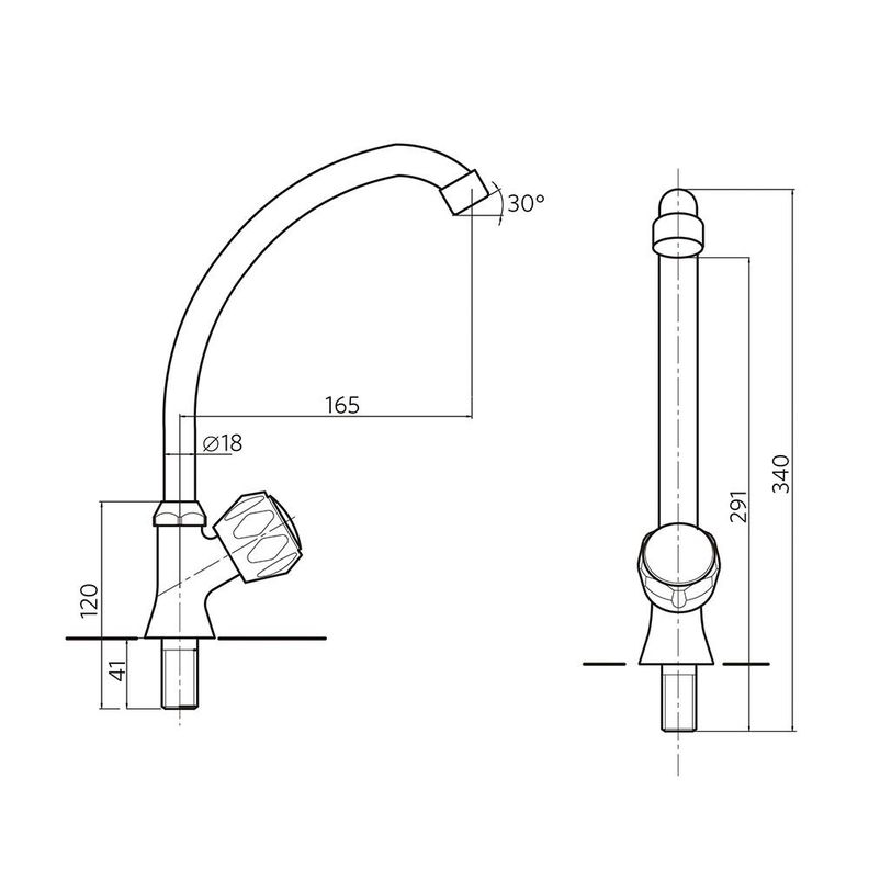 Monoblock Lavaplato Vert. 1 Man.  Metal-2