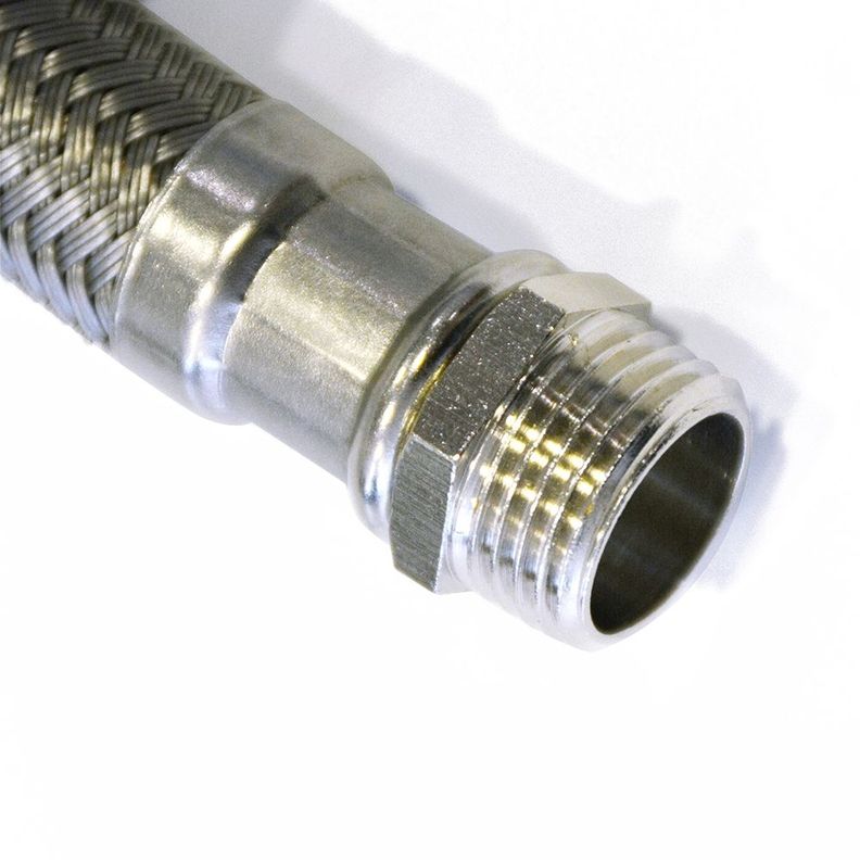 Flexible para Agua Calefon Hi-He 1/2" 20cm.-2