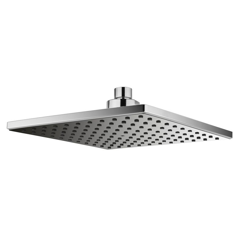 Plato Ducha Cuadrado de 20 cm Cromo-0