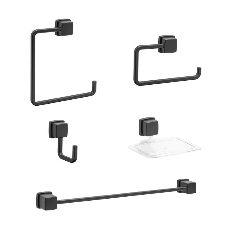 Kit De Accesorios De Baño 5 Piezas Prato-1