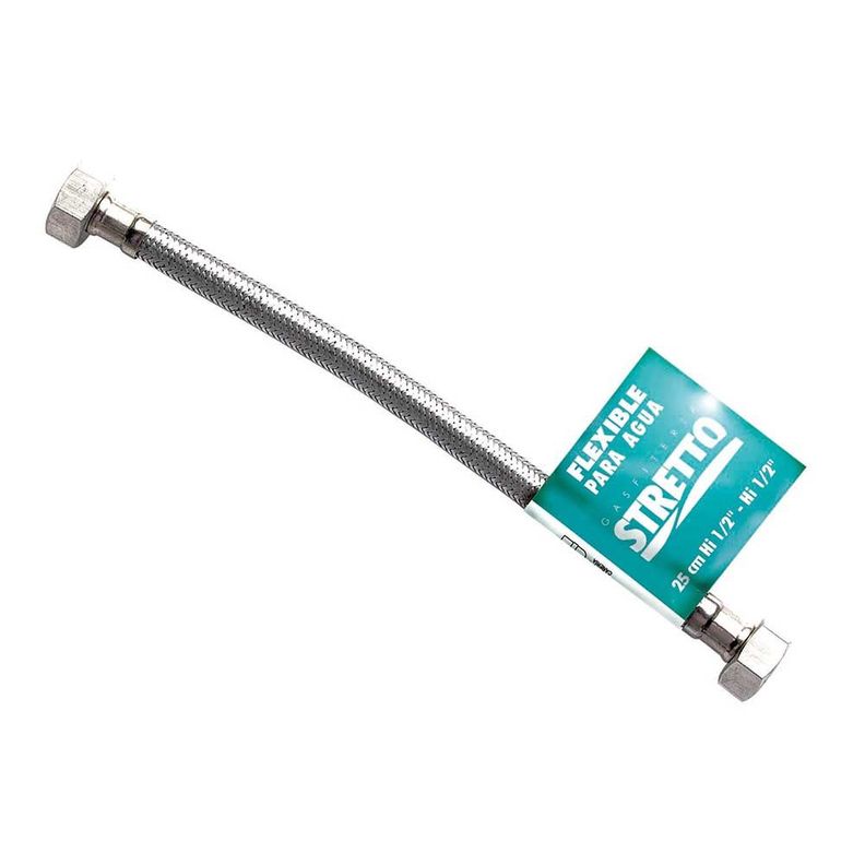 Flexible para Agua Metálico Hi-Hi 1/2 50cm-0