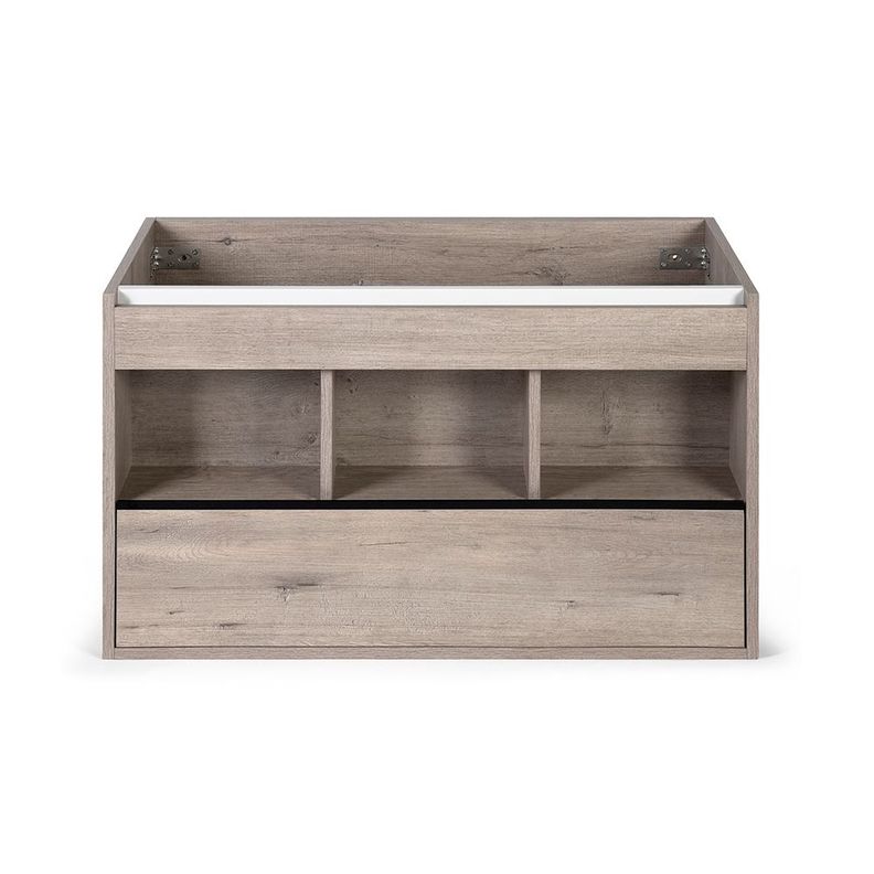 Mueble Éclair 90x46. Color Lenga. Desarmado-1