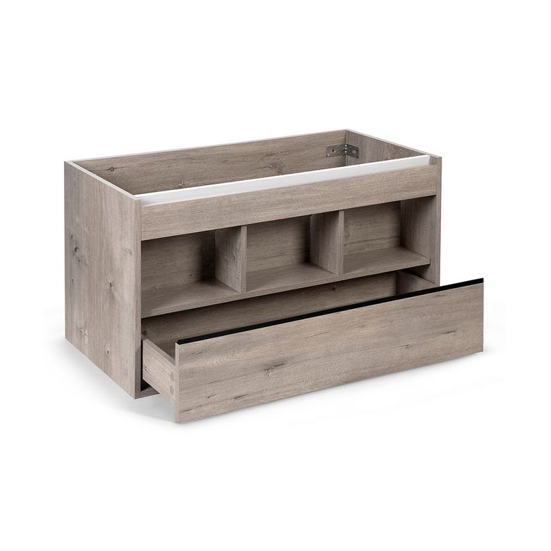 Mueble Éclair 90x46. Color Lenga. Desarmado-2