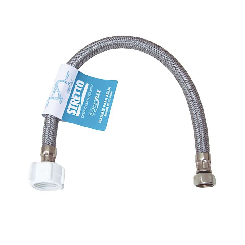 Flexible para Agua Vinilo 35cm Ll/Ang Hi 3/8x15/16-0