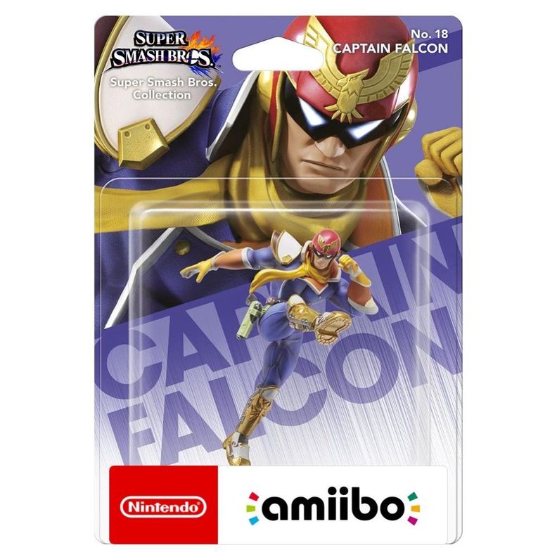 Amiibo Captain Falcon Super Smash Bros Nintendo-0
