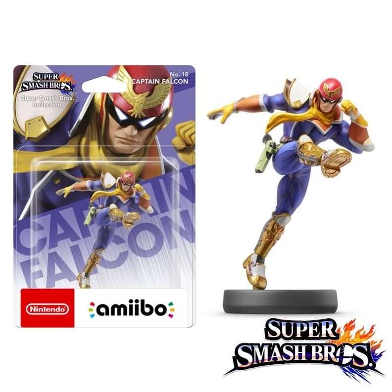 Amiibo Captain Falcon Super Smash Bros Nintendo-2