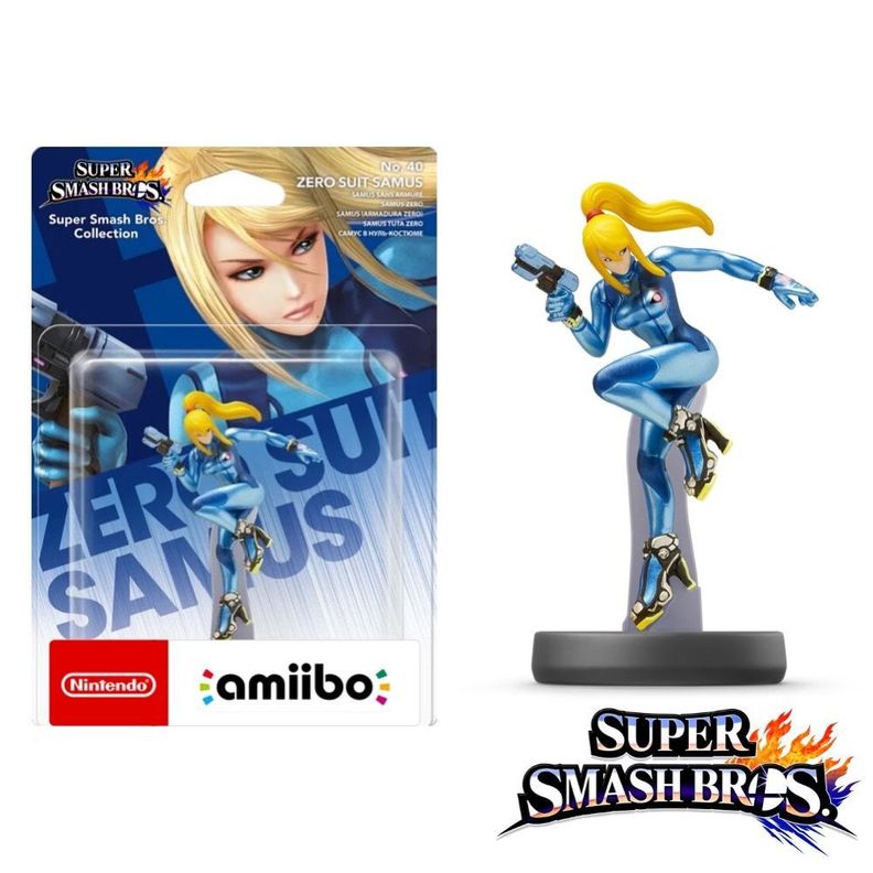Amiibo Zero Suit Samus Super Smash Bros Nintendo-2