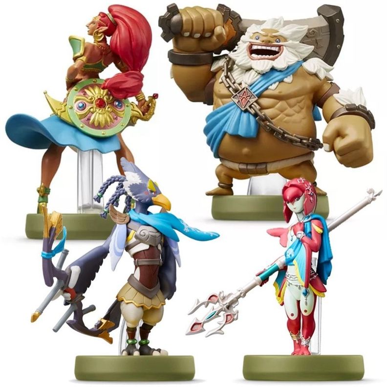 Amiibo Urbosa, Revali, Mipha, Daruk - Zelda Breath Of The Wild-1