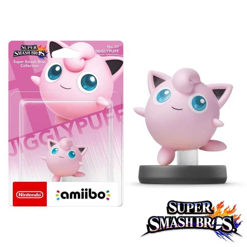 Amiibo Jigglypuff Super Smash Bros Nintendo-2