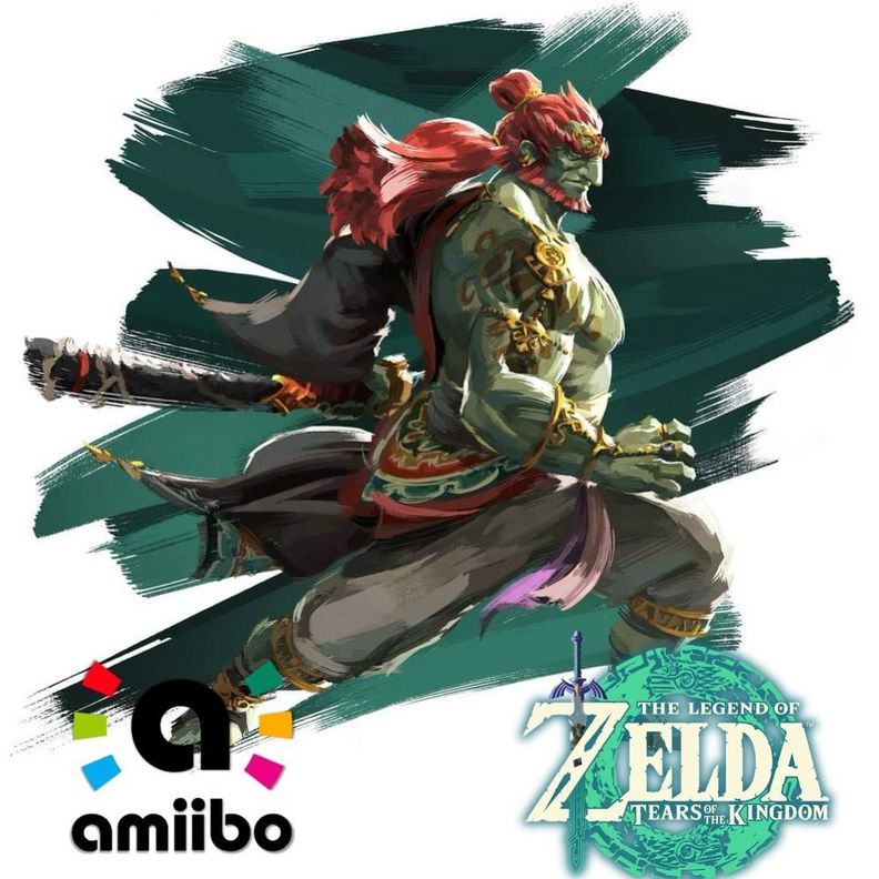 Amiibo Ganondorf Zelda Tears Of The Kingdom Nintendo-3