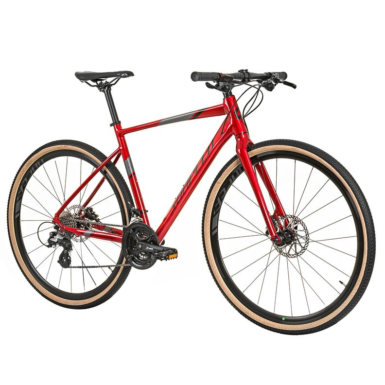 Bicicleta Sunpeed Charon Híbrida roja-1