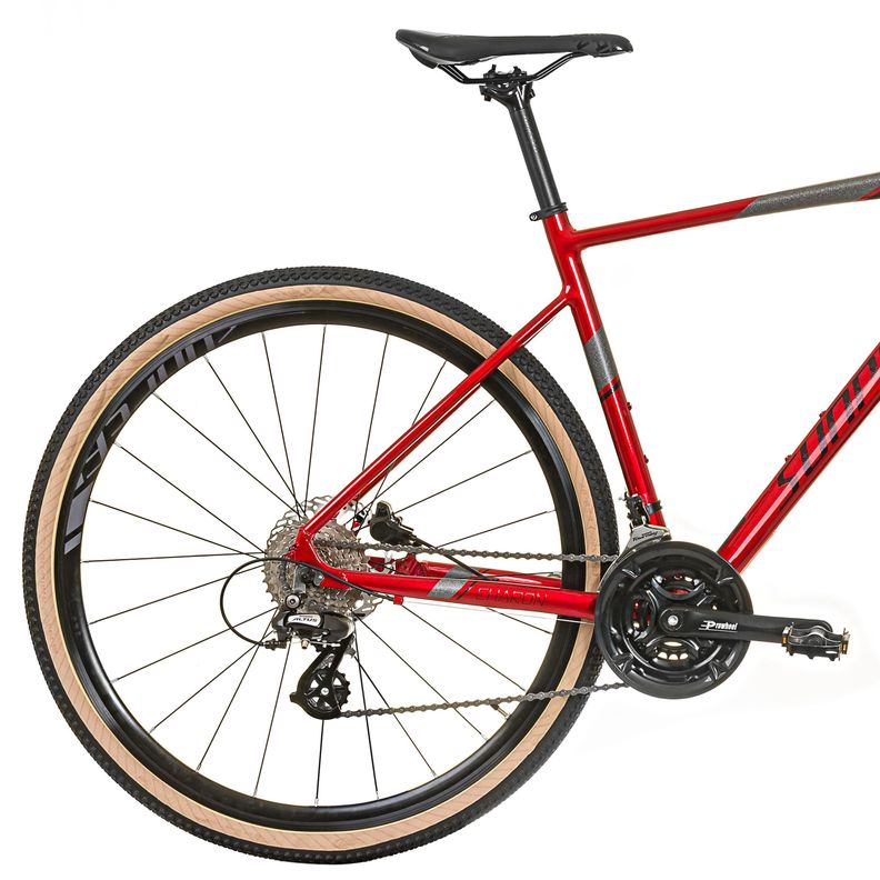 Bicicleta Sunpeed Charon Híbrida roja-3