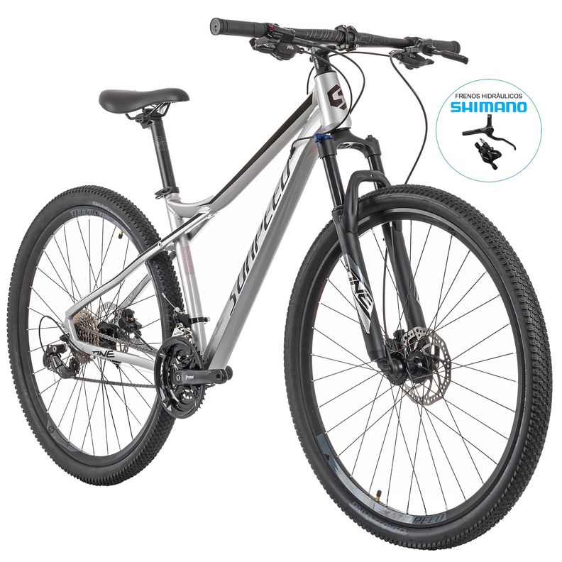 Sunpeed One Shimano MT200 Silver -5