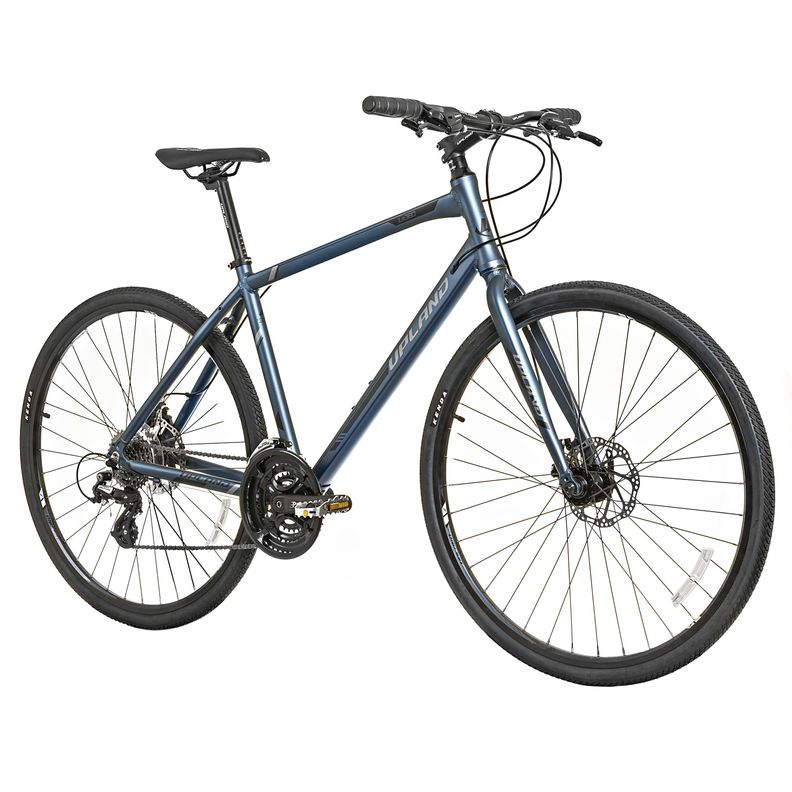 Bicicleta Upland Hibrida L380 Disco Azul-1