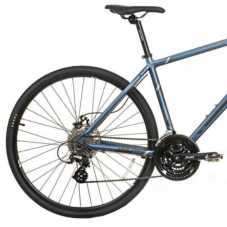 Bicicleta Upland Hibrida L380 Disco Azul-3