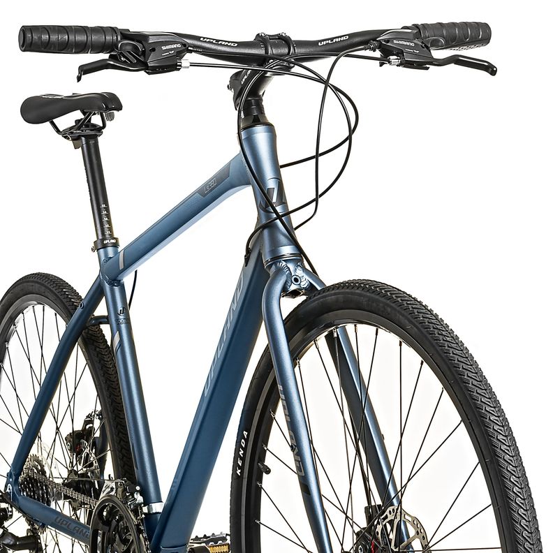 Bicicleta Upland Hibrida L380 Disco Azul-2