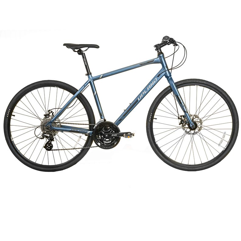 Bicicleta Upland Hibrida L380 Disco Azul-0