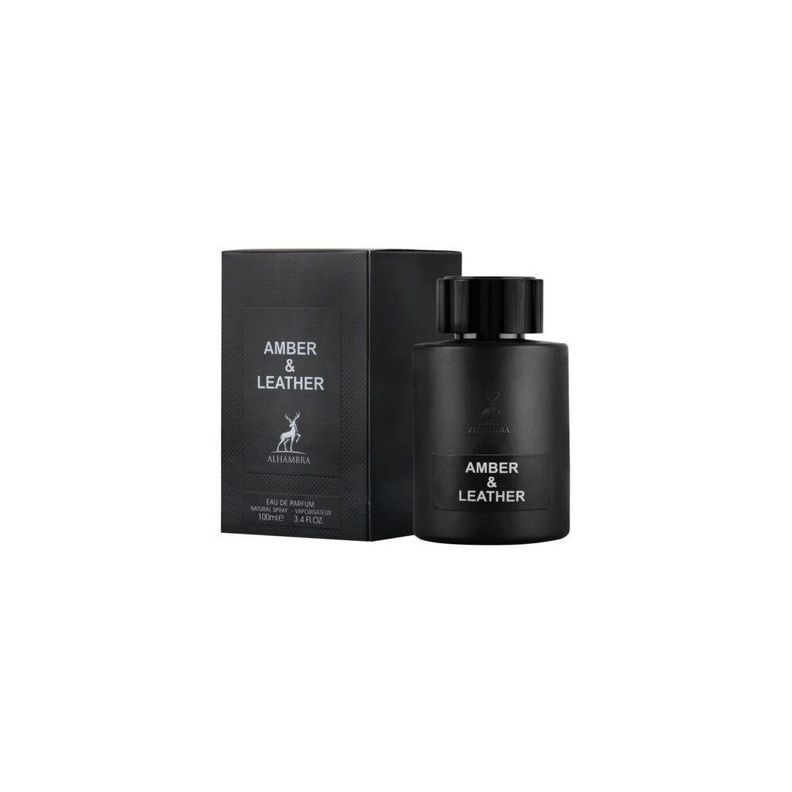 Maison Alhambra Amber & Leather 100 ml Edp Negro