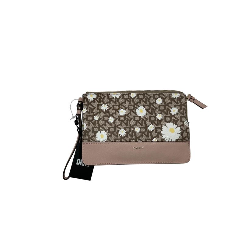 DKNY Cartera de mano diseño margaritas-2