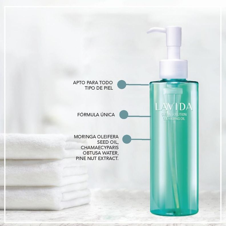 Limpiador Facial Oleoso LAVIDA 200 ml-1