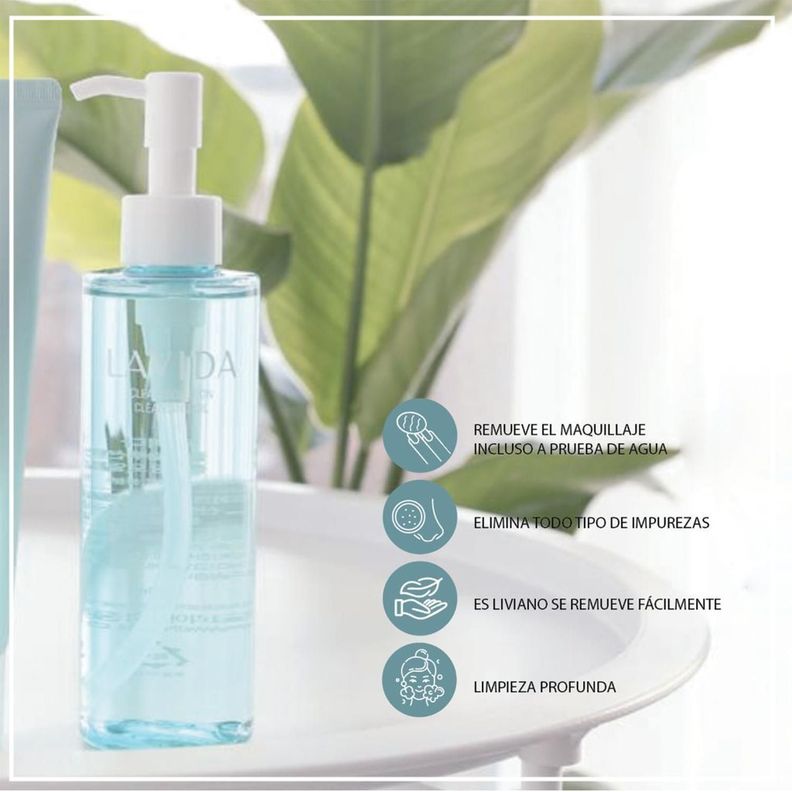 Limpiador Facial Oleoso LAVIDA 200 ml-2