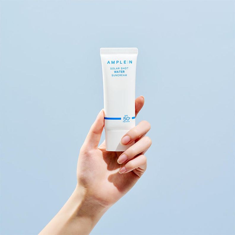 Protector Solar SPF 50PA++++ Crema Gel AMPLEN Ácido Hialurónico 40ml-5