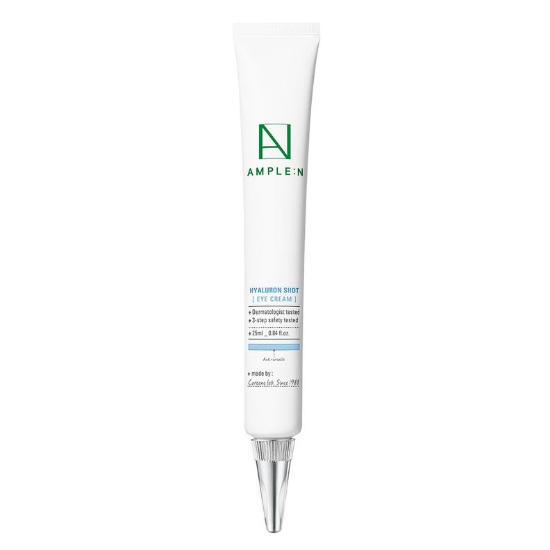 Crema Contorno Ojos Antiedad AMPLEN Acido Hialuronico 25 ml Blanco