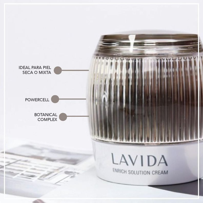 Crema Facial Hidratante Antiedad LAVIDA Powercell 50ml-2