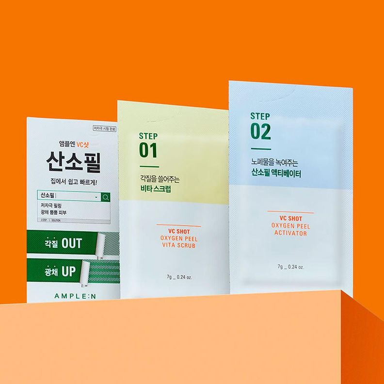 Mascarilla Peeling Bifásica Vitamina C y Oxígeno AMPLEN-9