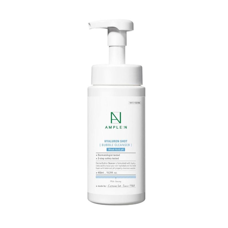 Limpiador Facial Espumoso Amplen Ácido Hialurónico 450ml-0