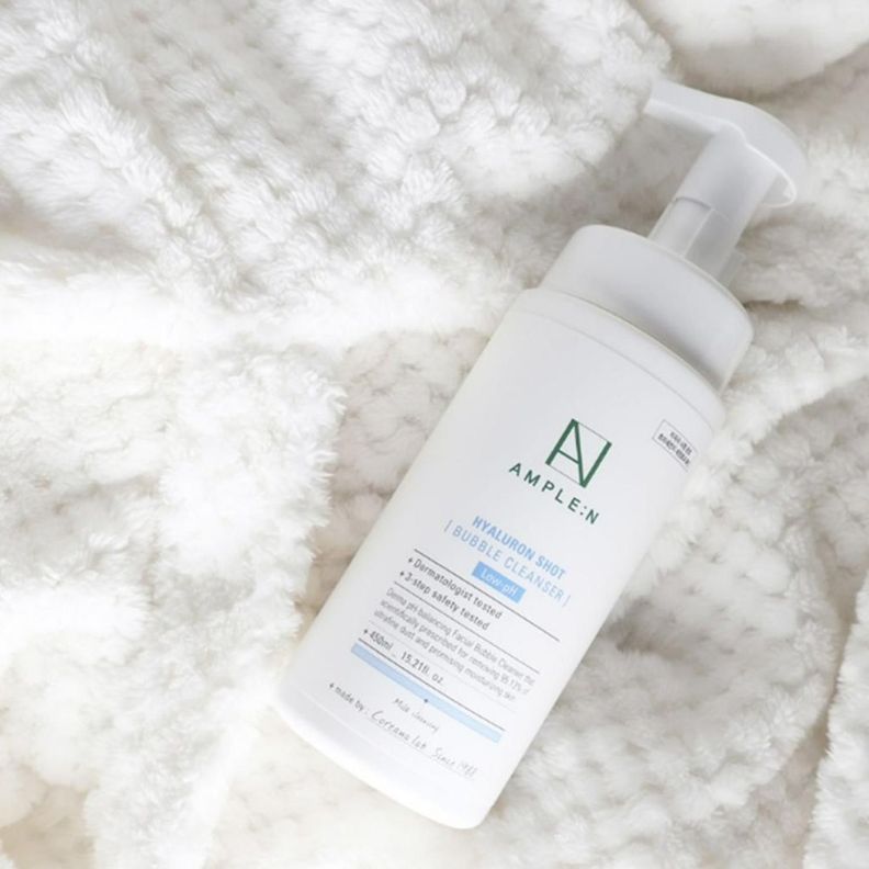 Limpiador Facial Espumoso Amplen Ácido Hialurónico 450ml-5
