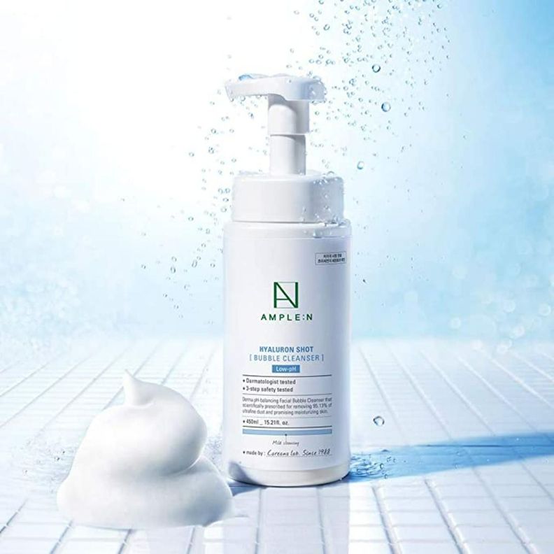 Limpiador Facial Espumoso Amplen Ácido Hialurónico 450ml-6