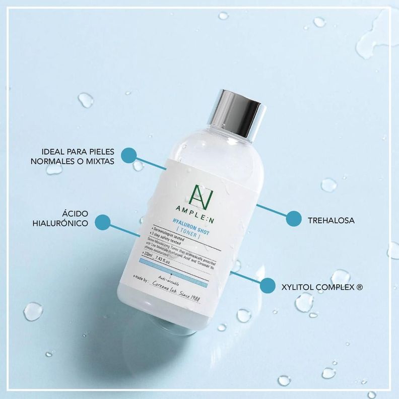 Tónico Facial Hidratante AMPLEN Ácido Hialurónico 220ml-2
