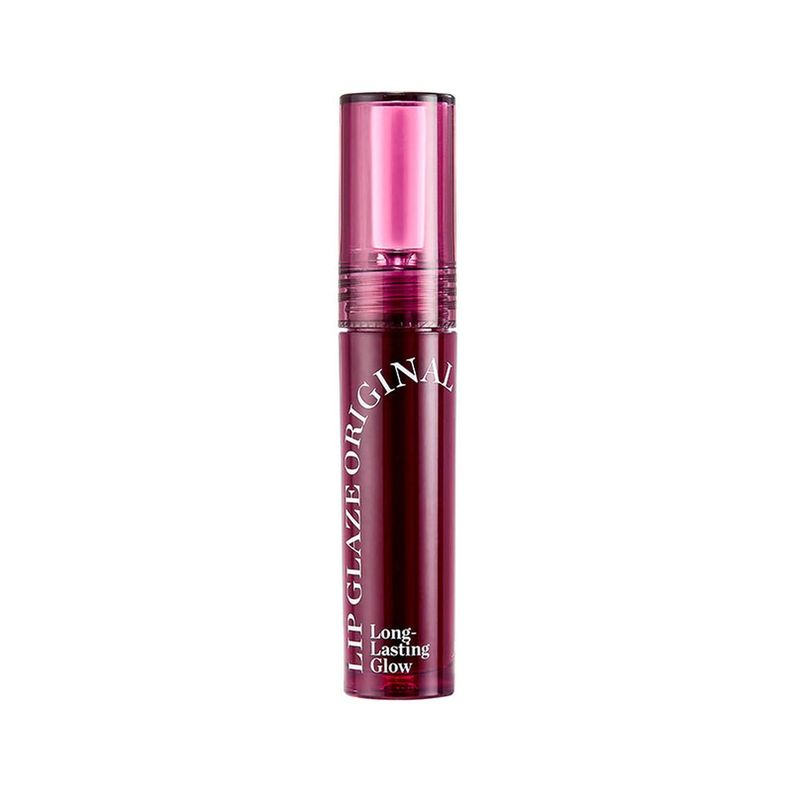 Labial Liquido Acabado Brillante FMGT Lip Glaze Coreano Morado Oscuro
