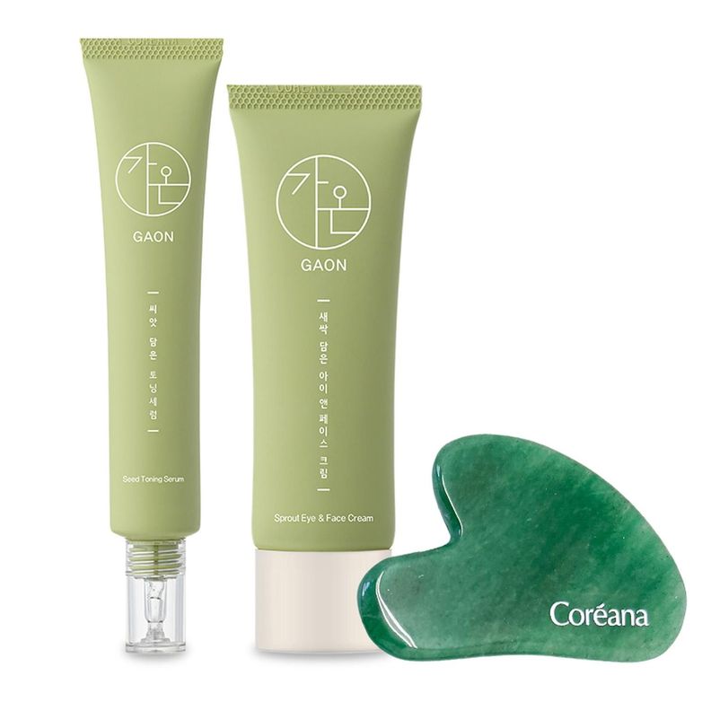 Pack GAON Crema + Sérum + Masajeador Facial Guasha-0