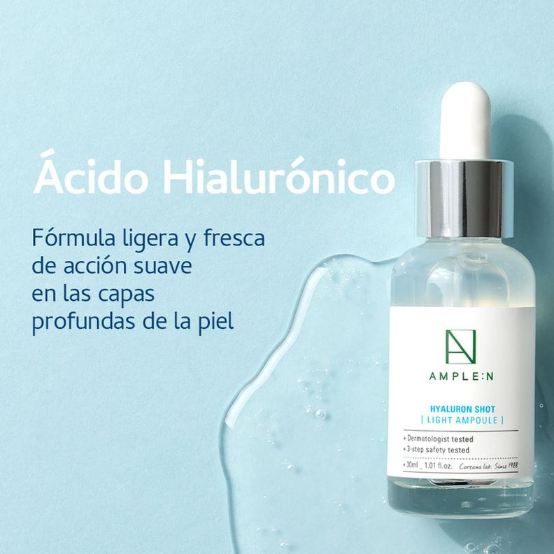 Sérum Facial Ultra Fluido Antiedad AMPLEN Ácido Hialurónico 30ml-2