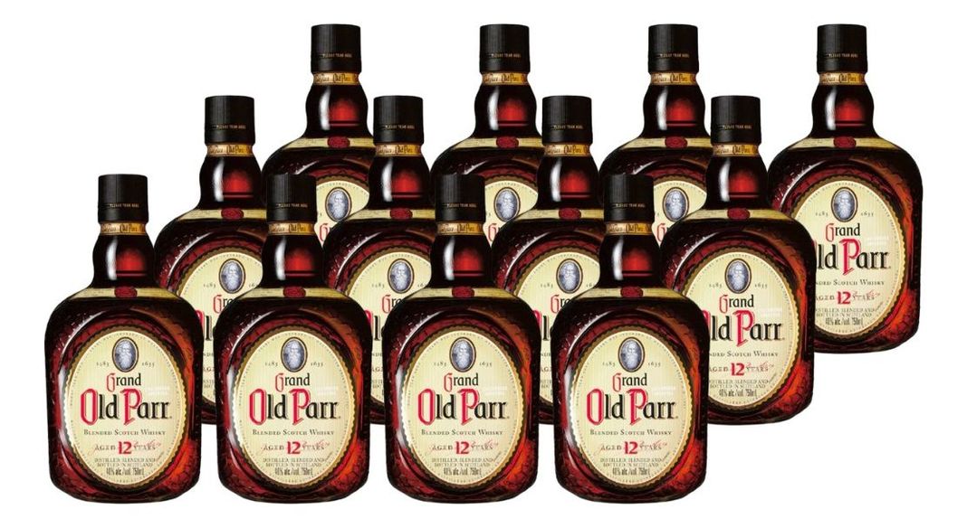 WHISKY OLD PARR 750 ML PACK 12-0