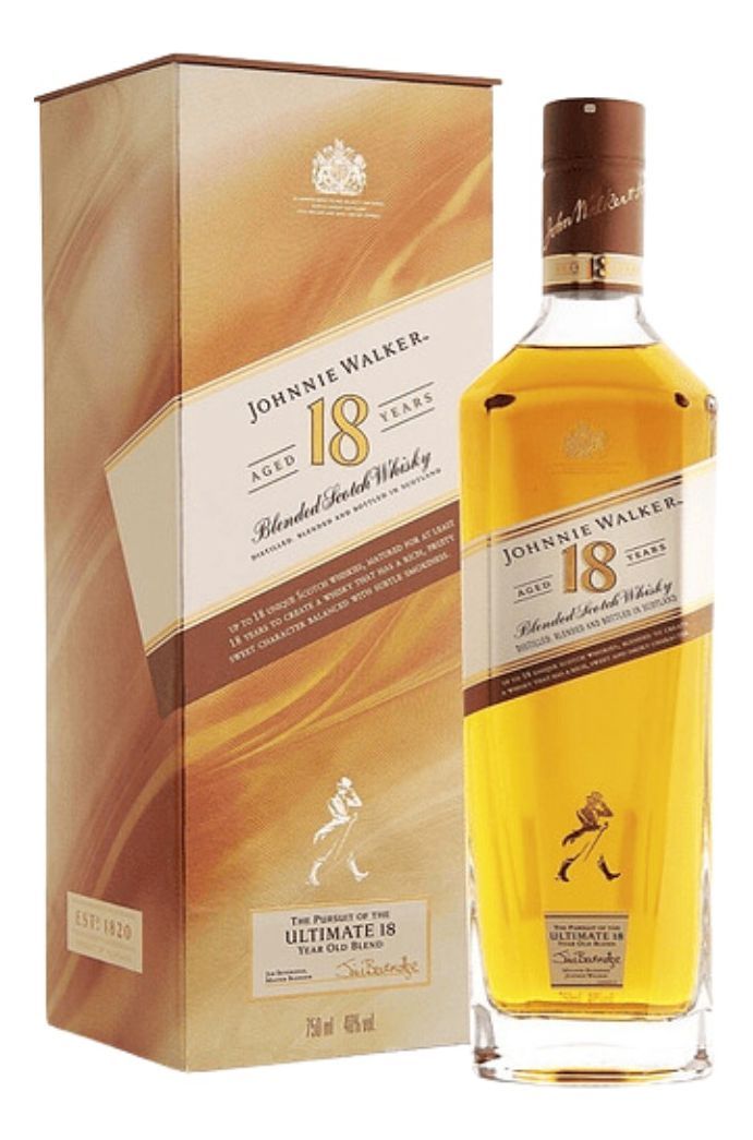 WHISKY JOHNNIE WALKER ULTIMATE 18 AÑOS 750 ML PACK 3-0