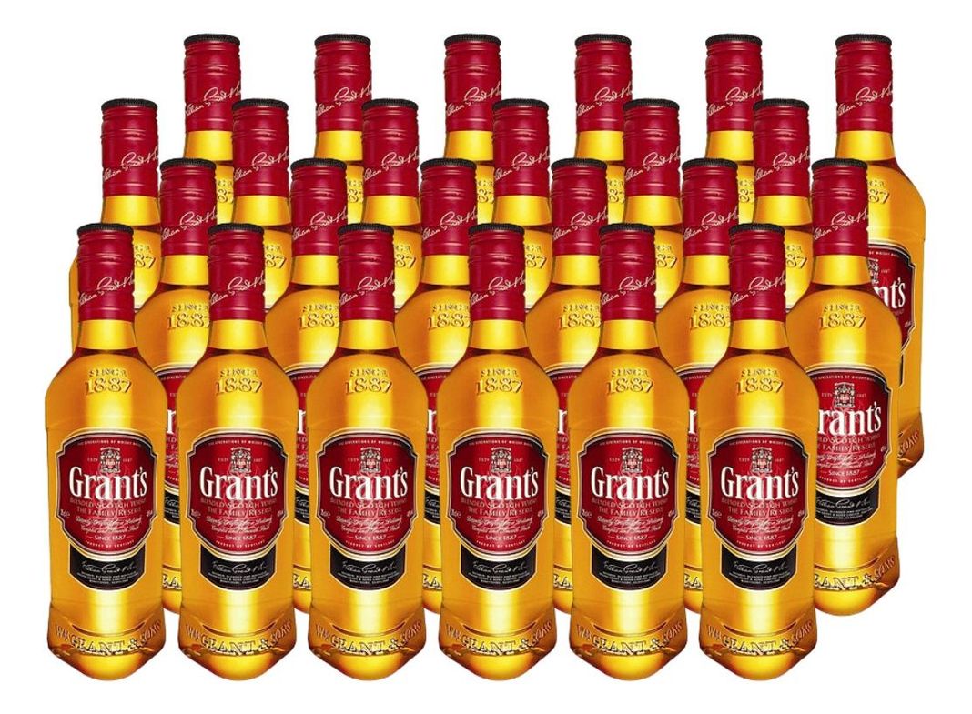 WHISKY GRANTS 40º PETACON 350 ML PACK 24-0