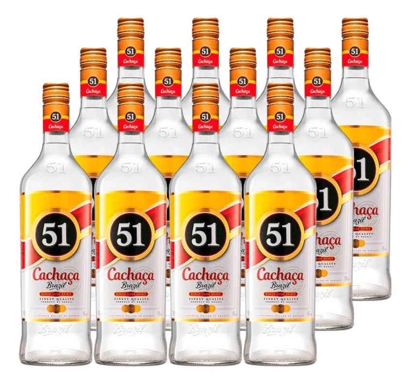 AGUARDIENTE CACHAZA 51 1 LT PACK 12-0