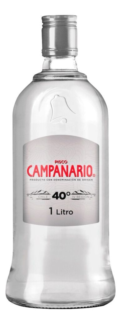 PISCO CAMPANARIO BLANCO 40° 1 L-0