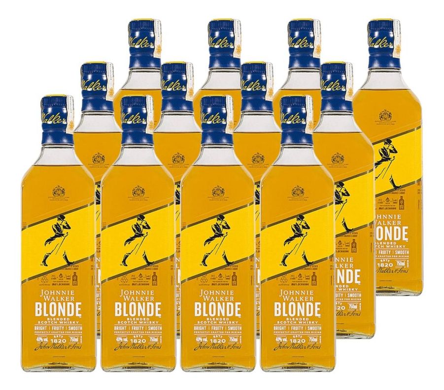 JOHNNIE WALKER BLONDE 750 ML PACK 12-0