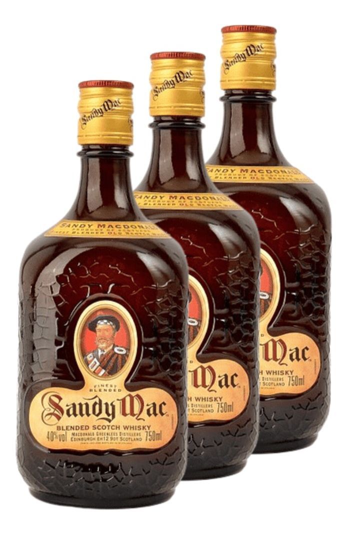 WHISKY SANDY MAC 750 ML PACK 3-0