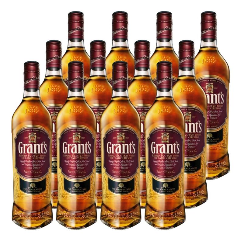 WHISKY GRANTS 40º 750 ML PACK 12-0