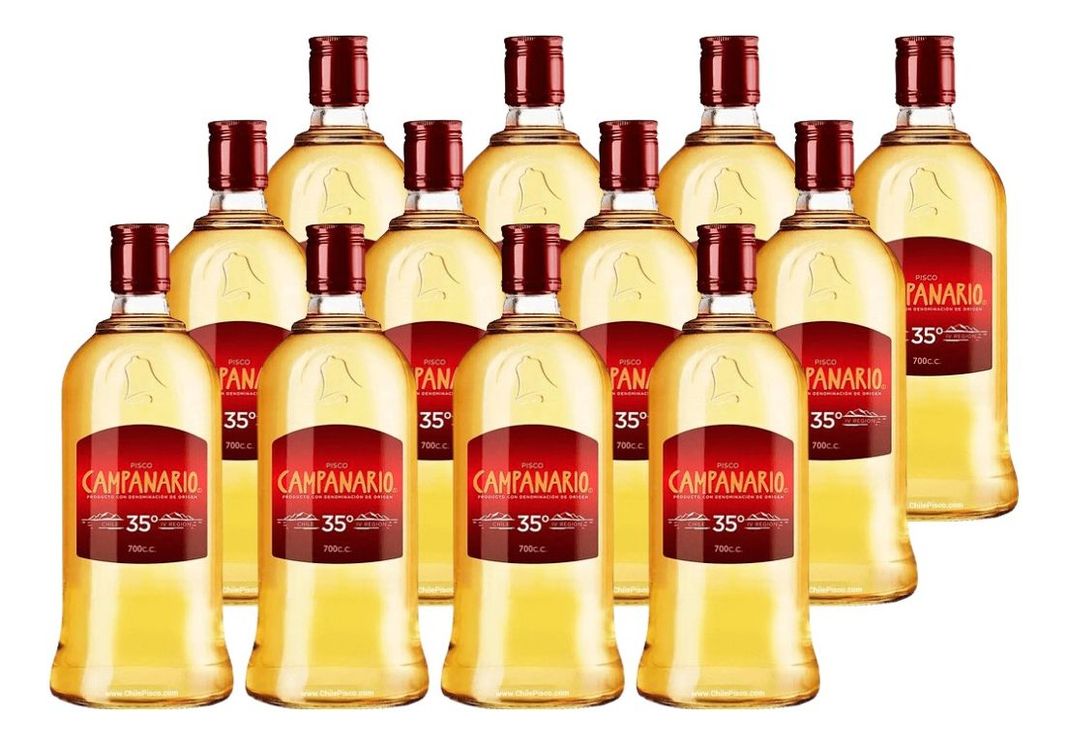 PISCO CAMPANARIO 35° 700 ML PACK 12-0