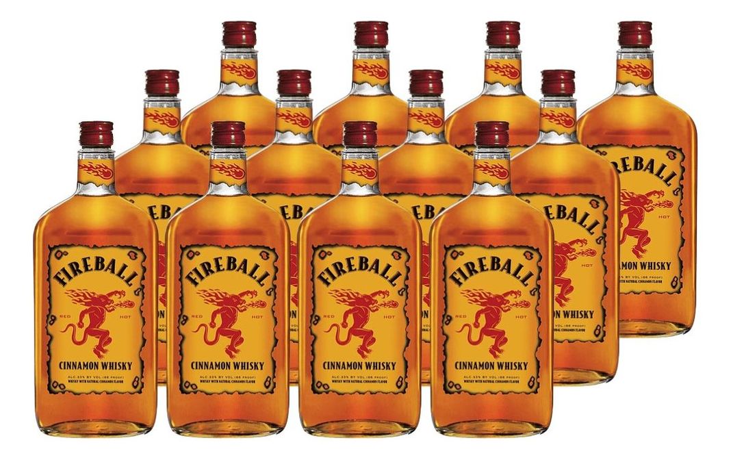 WHISKY FIREBALL CINNAMON 750 ML PACK 12-0