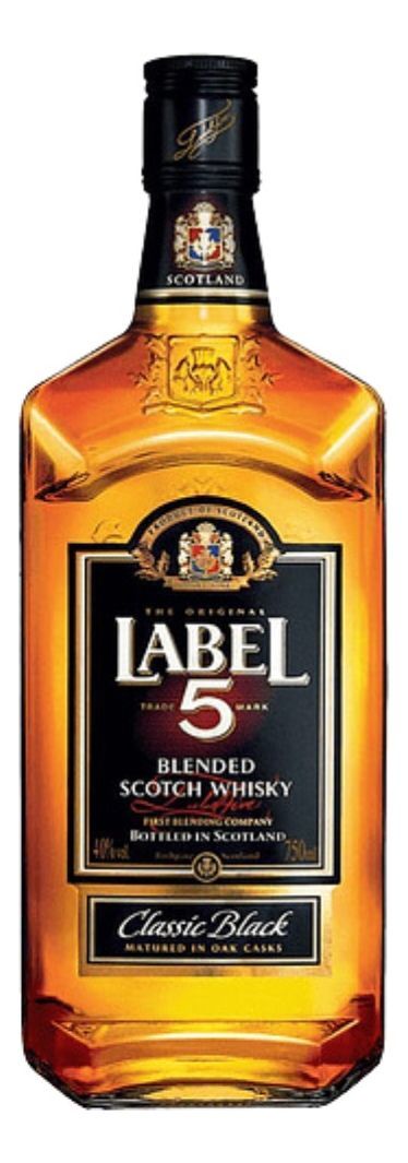 WHISKY LABEL 5 BLACK 750 ML-0