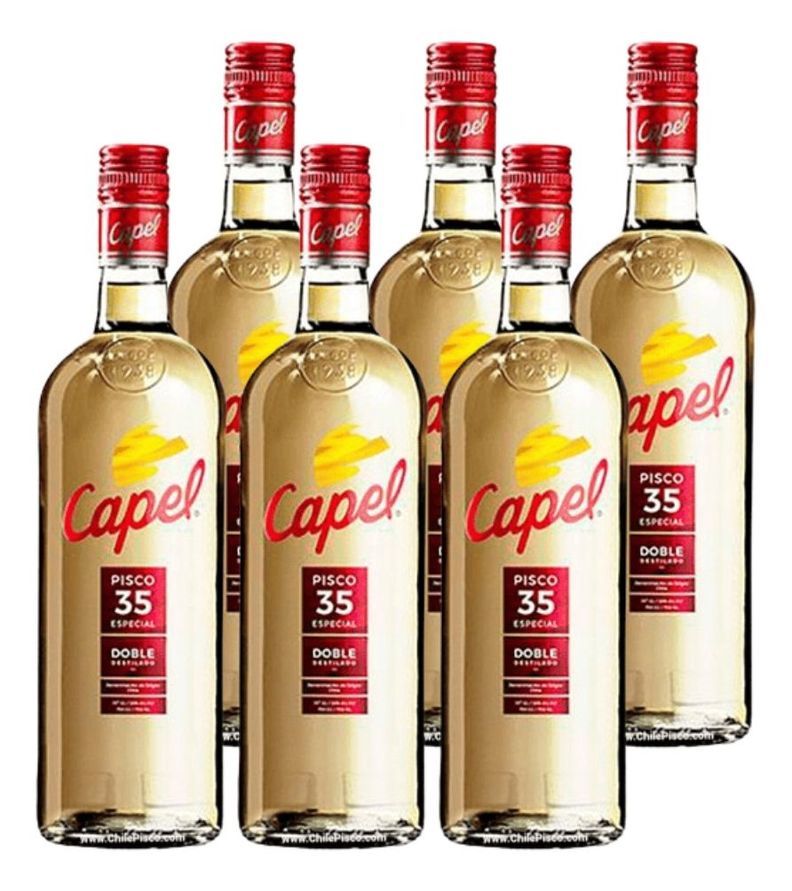 PISCO CAPEL 2D 1 L PACK 6-0