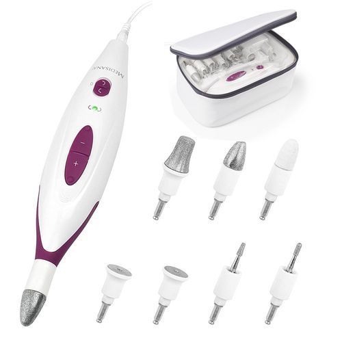 Aparato de manicura y pedicura electrico blanco medisana MP815-2